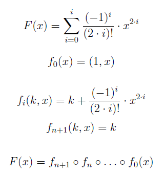 formula of cosine